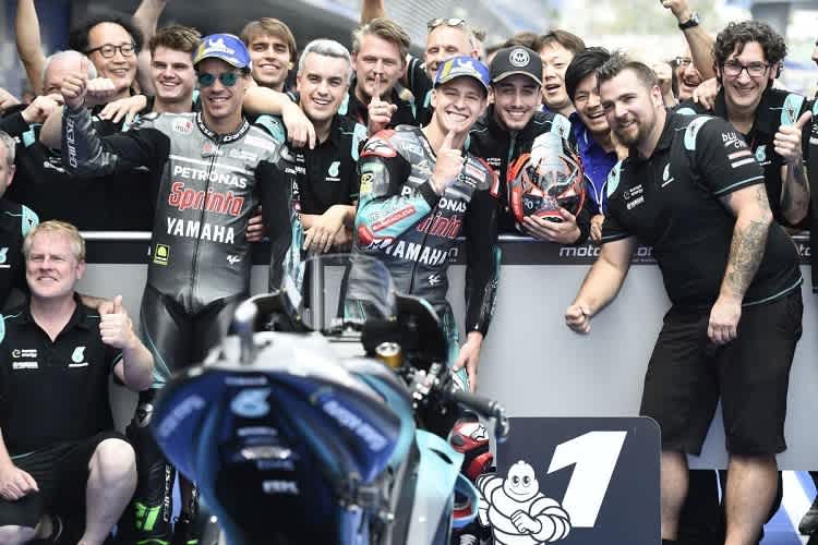 Petronas Yamaha SRT hatte in Jerez Grund zum Jubeln