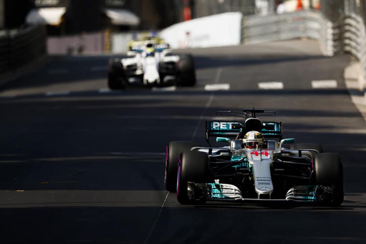 Lewis Hamilton war im ersten Training der Schnellste