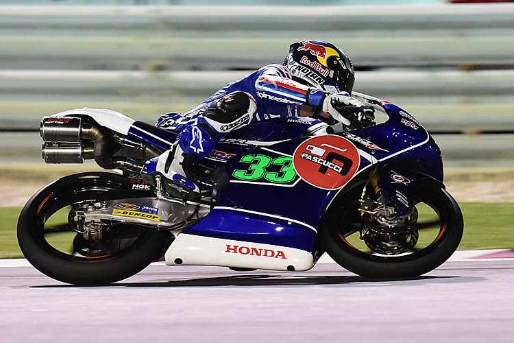 Enea Bastianini auf der Honda des Gresini-Teams