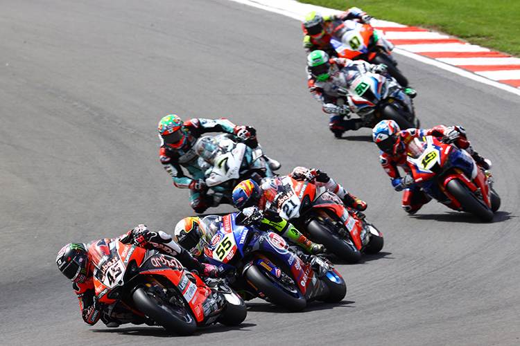 Kurven sind nicht die Stärke der Ducati