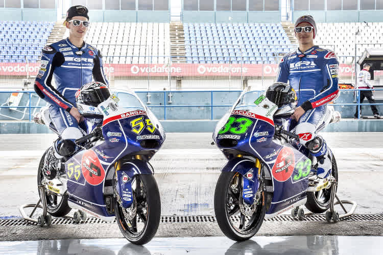 Das Gresini-Team tritt 2015 mit Locatelli und Bastianini an
