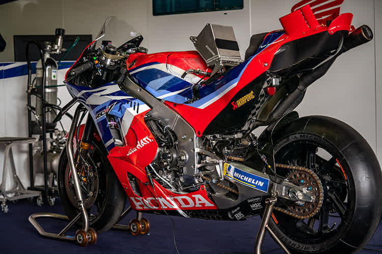Das Kalex-Chassis in der HRC-Box