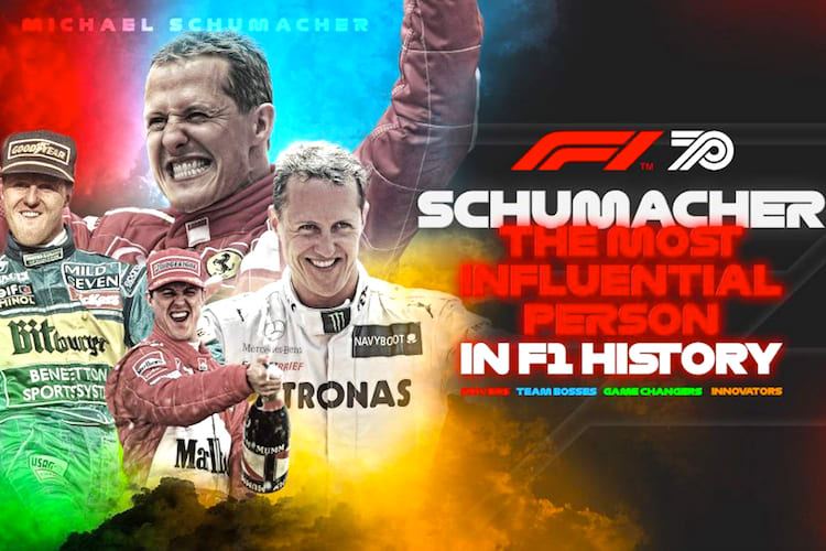 Michael Schumacher steht für die Formel-1-Fans an erster Stelle