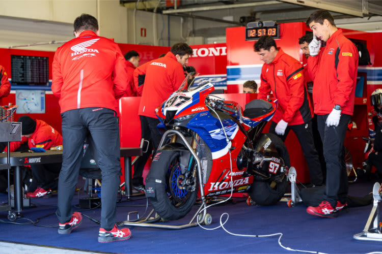 Die Honda-Box in Jerez