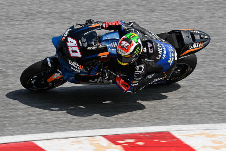 Shakedown-Test 2022: Darryn Binder auf der Yamaha M1 in Sepang