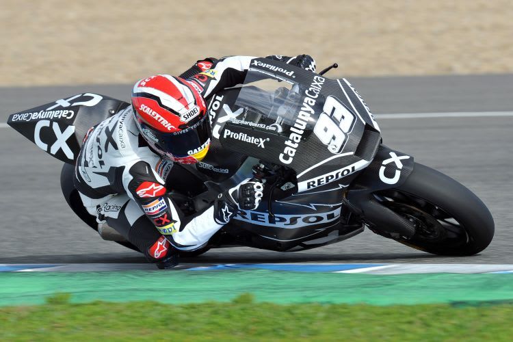 Marc Marquez: Die ersten Runden mit der Suter-Moto2