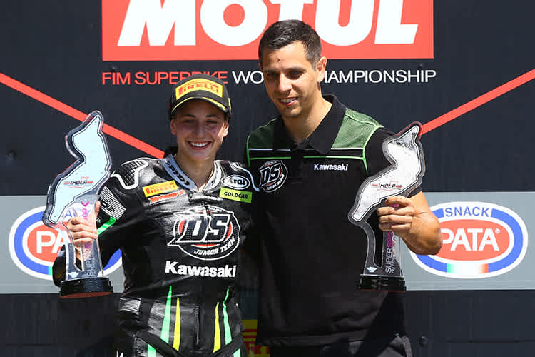 David Salom mit Ana Carrasco