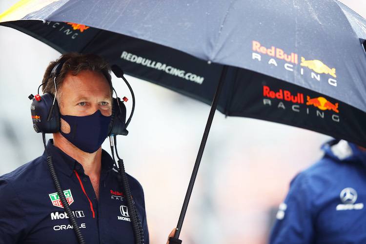Red Bull Racing-Teamchef Christian Horner  