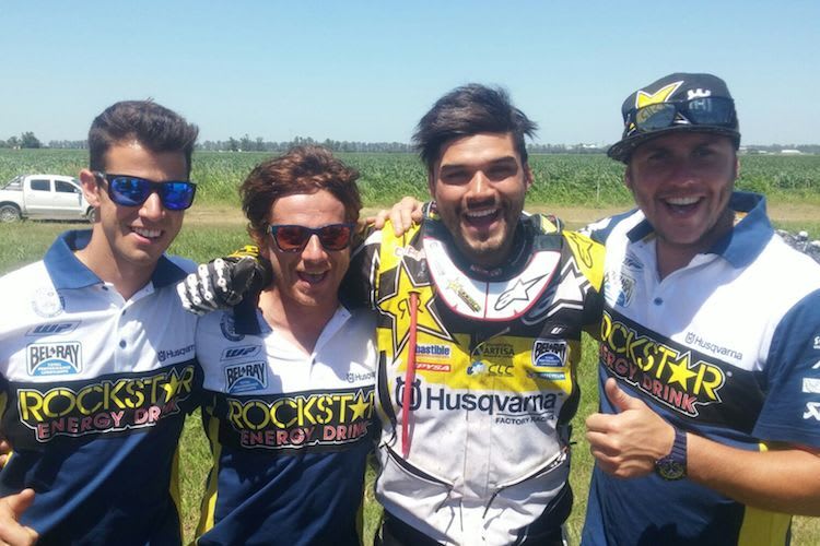 Pablo Quintanilla hat den dritten Patz für Husqvarna ins Ziel gebracht