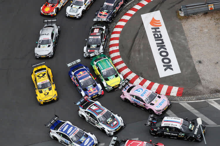 Satte Action auf dem Norisring