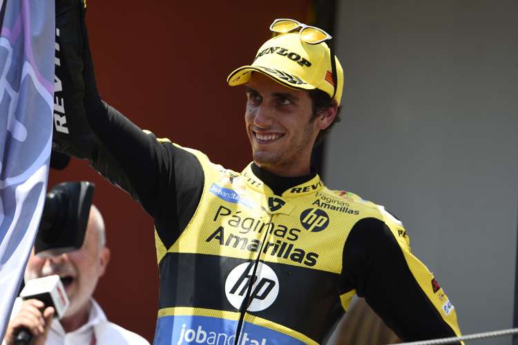 Alex Rins führt die WM mit acht Punkten Vorsprung auf Sam Lowes und zehn Punkten Vorsprung auf Johann Zarco an