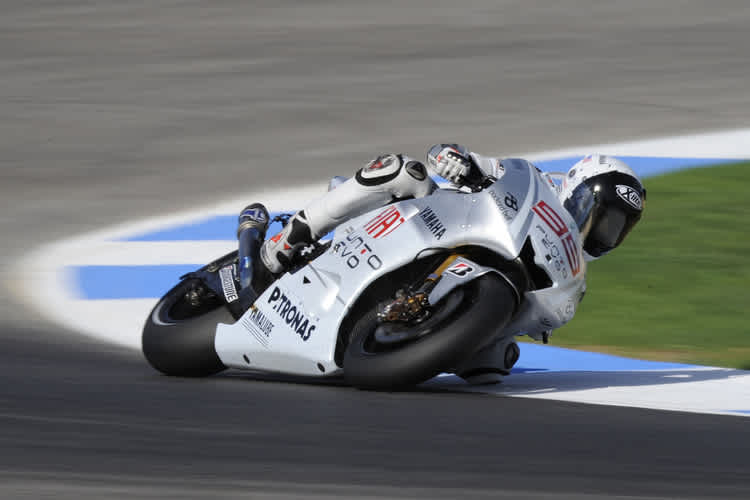 Lorenzo alleine unterwegs