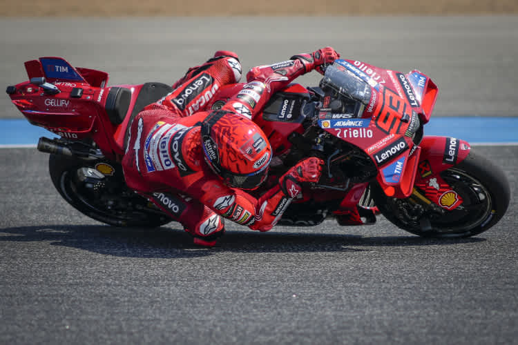 Marc Marquez mit neuem Flügelwerk am Heck