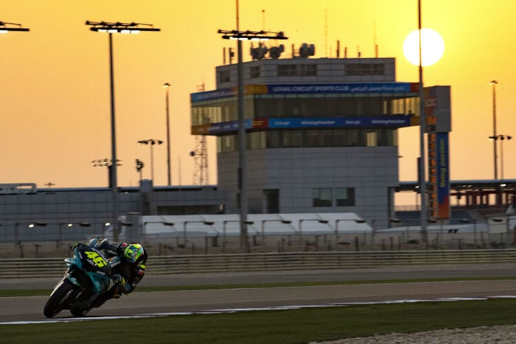 Petronas-Neuzugang Valentino Rossi in Losail 