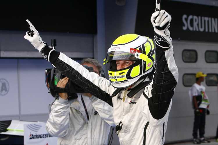 Kann jubeln: Jenson Button