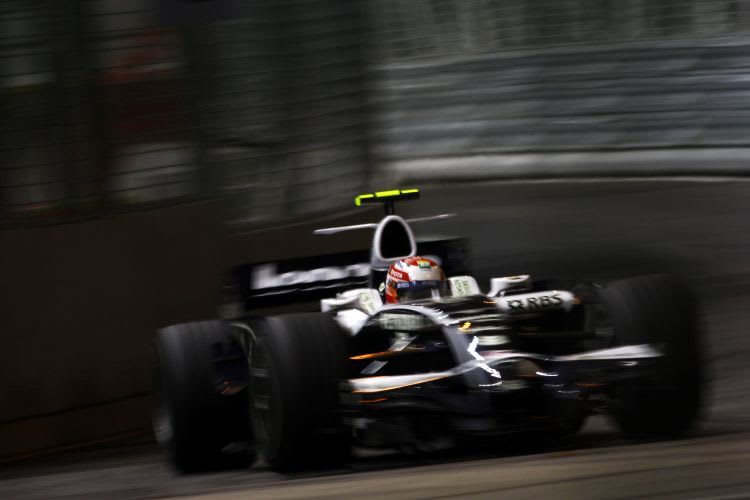 Williams lag 2008 bei Nacht gut auf der Strasse
