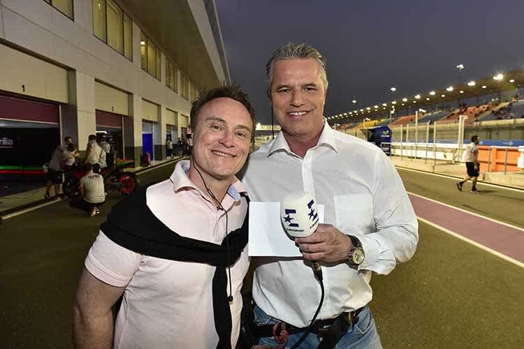 Eurosport-Experte Ralf Waldmann mit Moderator Jan Stecker