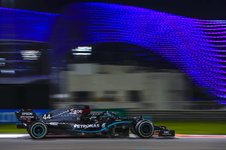Lewis Hamilton beim Abu Dhabi-GP 2020