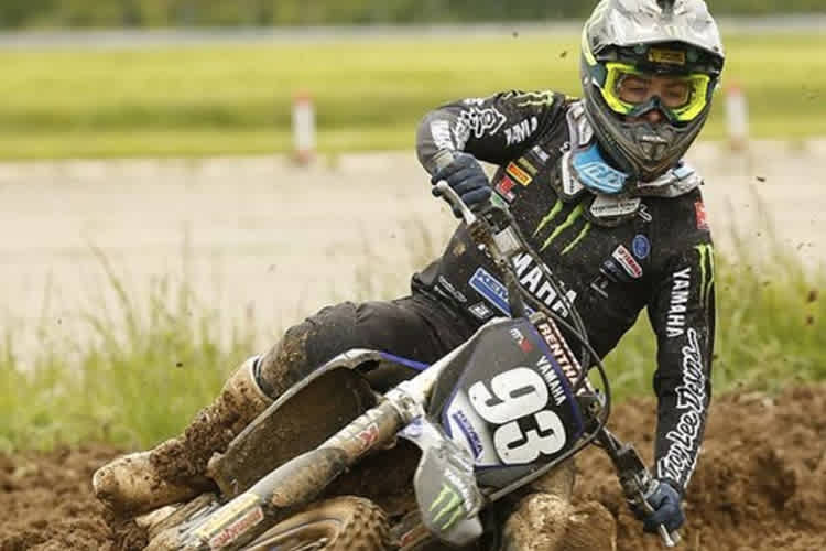 Jago Geerts stürzte im zweiten Lauf von Ernée