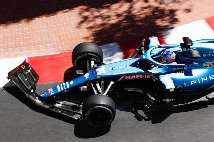 Kleines Missgeschick von Fernando Alonso