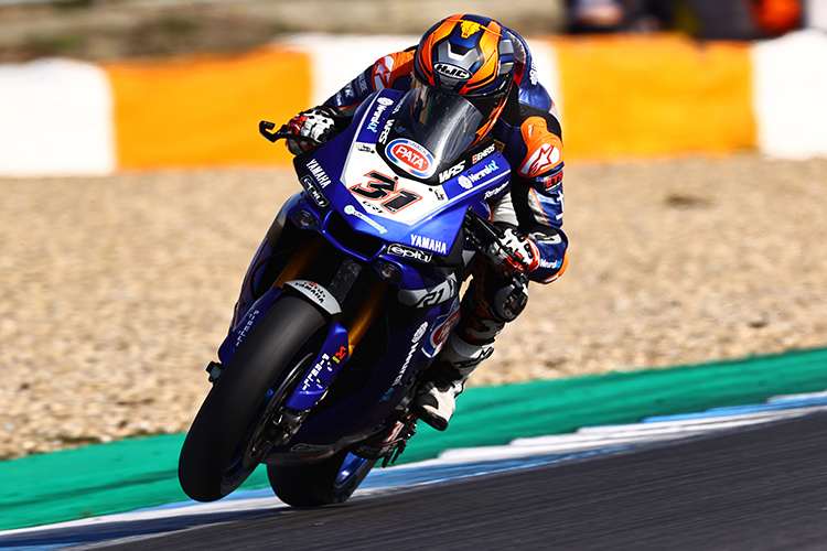 Garrett Gerloff hat seine Yamaha im Griff