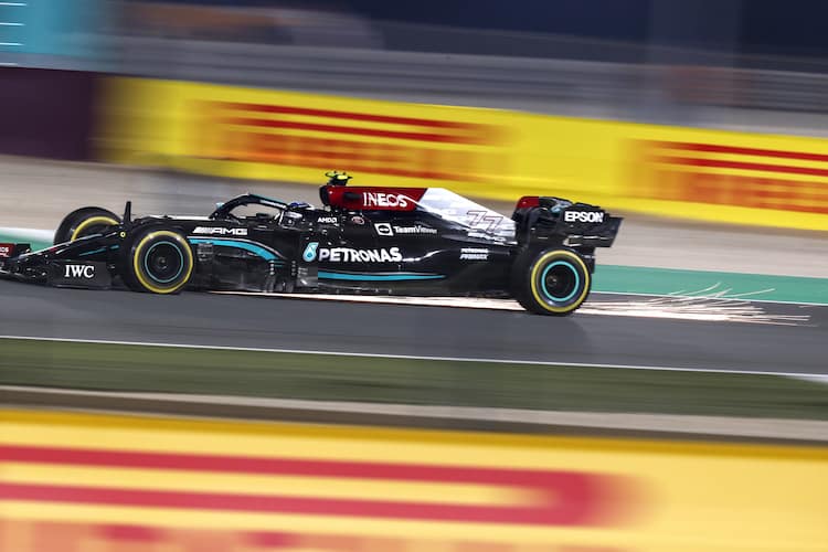 Valtteri Bottas in Schwierigkeiten