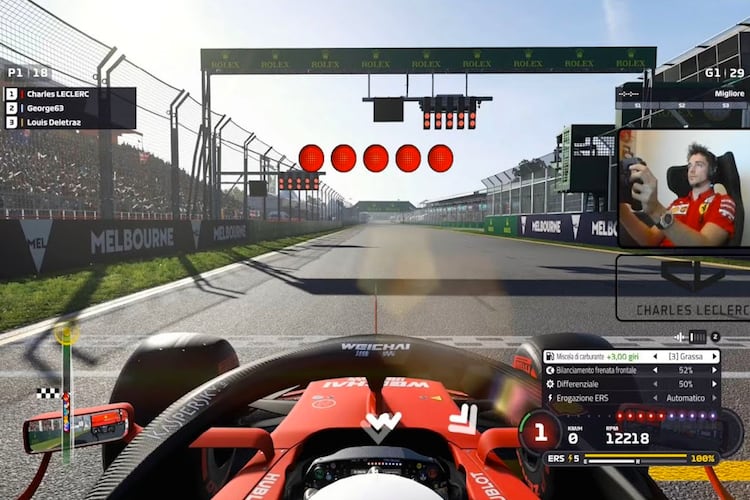 Charles Leclerc fährt dem Sieg entgegen