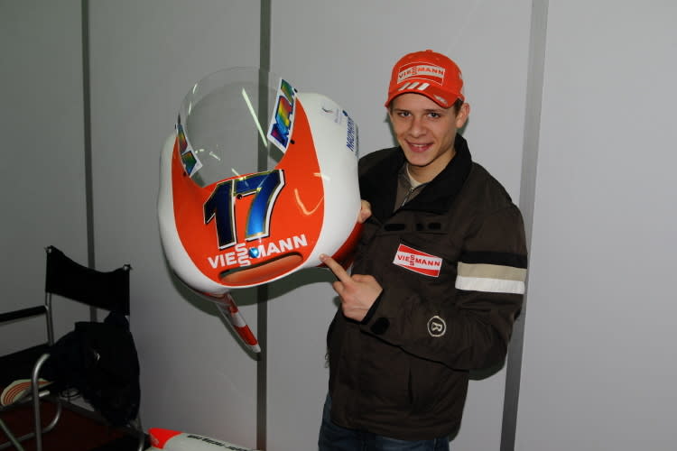 Stefan Bradl: Demorunden in Hockenheim.