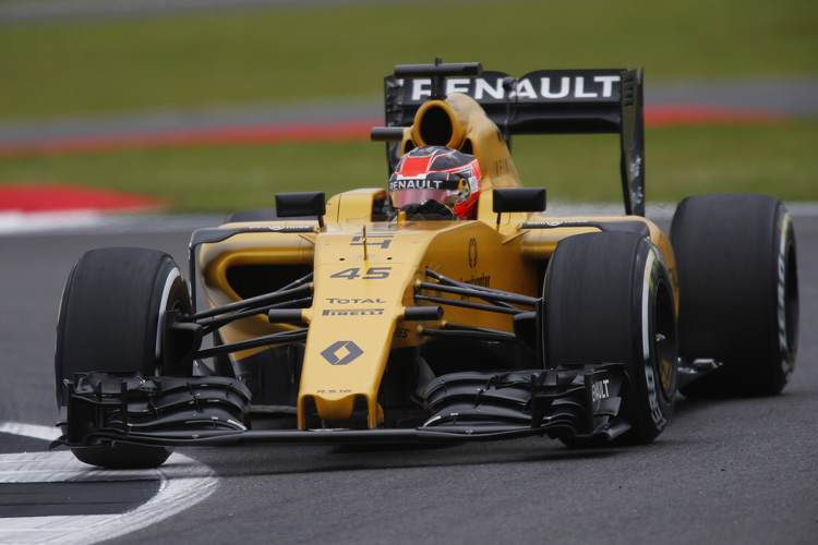 Esteban Ocon in Silverstone
