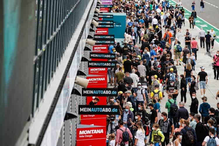 Zuschauer waren im ADAC GT Masters zuletzt bereits auf dem Lausitzring erlaubt