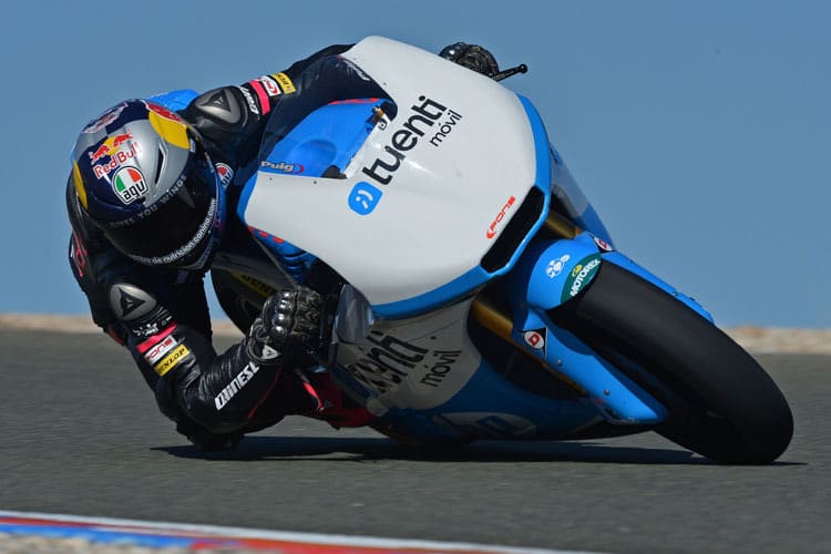 Luis Salom auf der Moto2-Kalex des Tuenti HP 40-Teams von Sito Pons