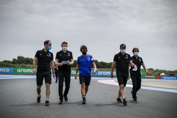 Fernando Alonso hat die Strecke bereits in Augenschein genommen