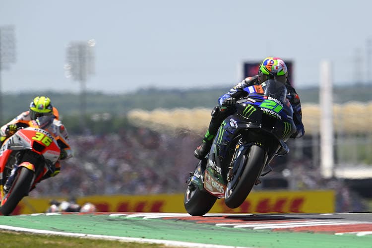 Franco Morbidelli sagte nach dem GP in Austin: «Das Rennen und auch meine Performance waren deutlich besser als am Vortag»