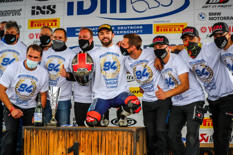 Jonas Folger (Mitte) will mit seinem IDM-Team in die WM