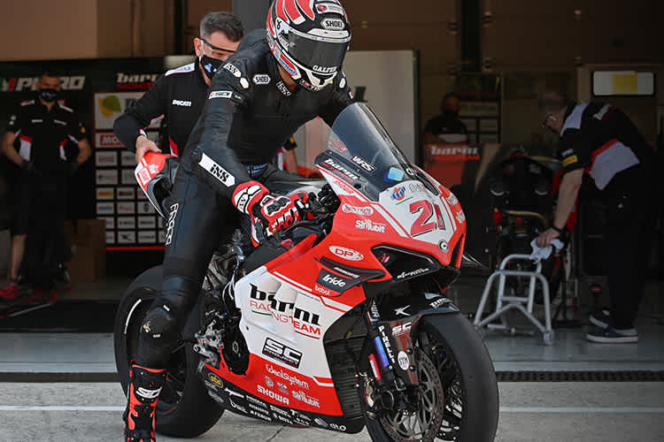 Krummi testete für Barni Ducati