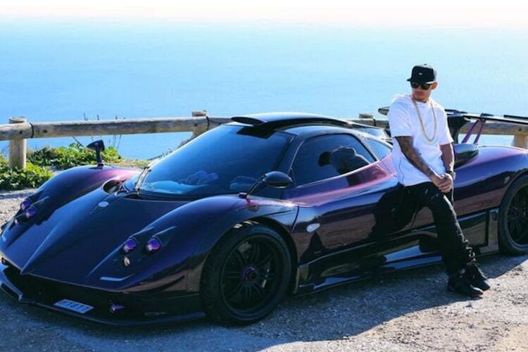 Lewis Hamilton und sein Pagani Zonda