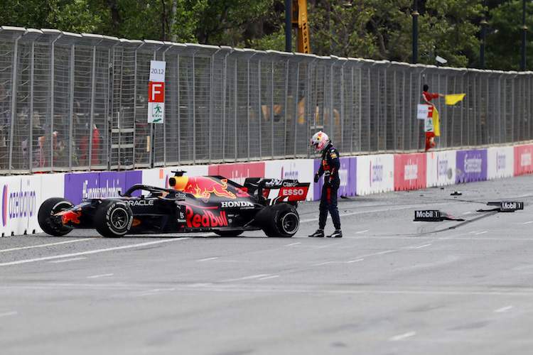 Max Verstappen in Baku