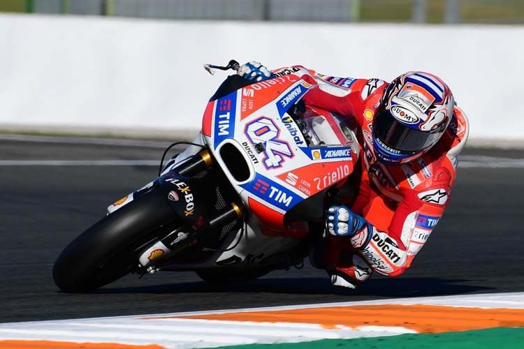 Andrea Dovizioso beim Valencia-Test