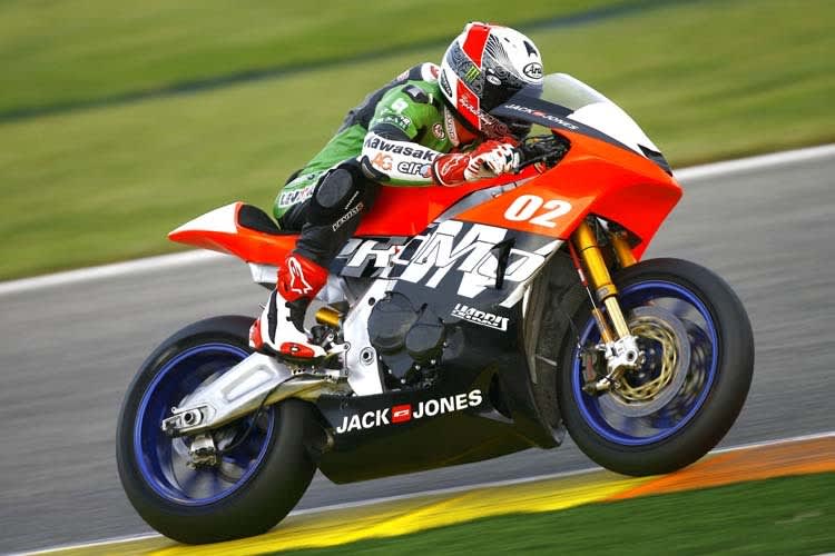 Kenny Noyes auf der Harris-Moto2