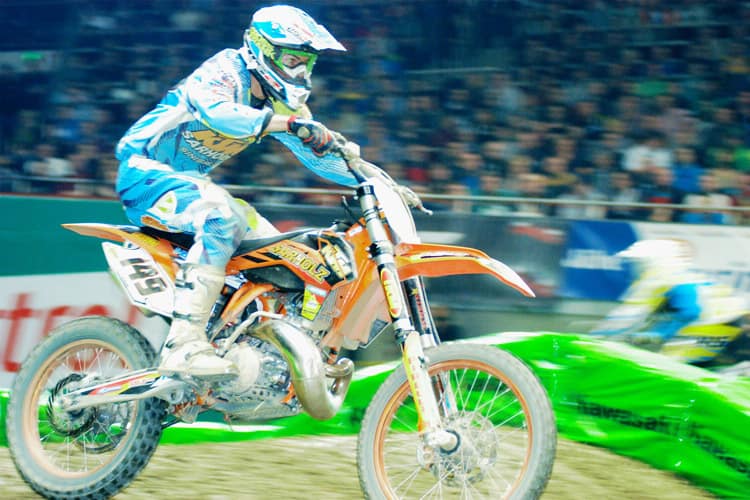 Dennis Ullrich: Der KTM-Zweitakt-Pilot begeisterte die Fans