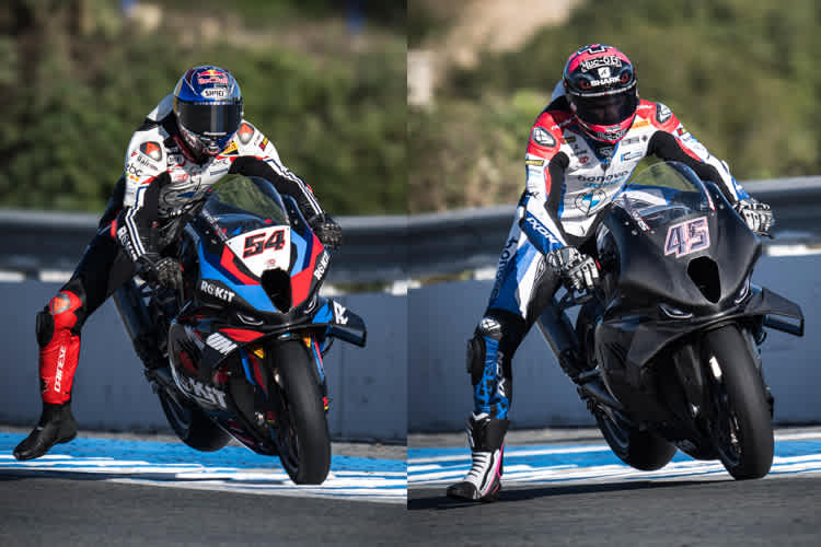 In Jerez: Links Toprak Razgatlioglu, rechts Scott Redding
