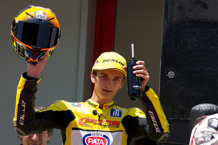 Luca Marini eroberte in der Moto2-EM bereits einen Podestplatz