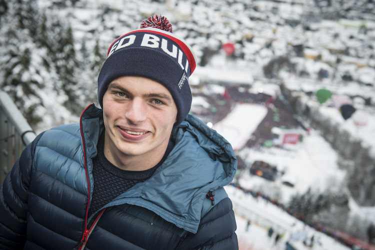 Max Verstappen liess es sich auch in diesem Jahr nicht nehmen, das Hahnenkamm-Rennen zu besuchen