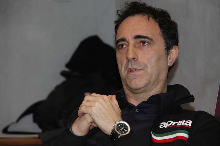 Aprilia-Rennchef Romano Albesiano