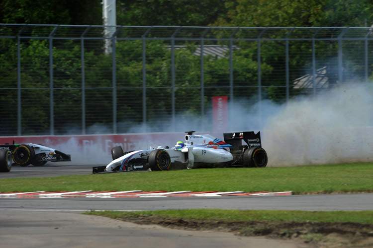 Felipe Massa über seinen Kanada-Crash: « Die Mauer kam rasend schnell näher, ich dachte noch, das könnte jetzt wehtun, ich könnte mich verletzen»