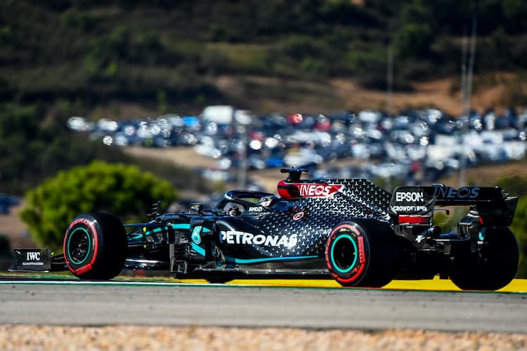 Lewis Hamilton sicherte sich zum neunten Mal in diesem Jahr die Pole-Position