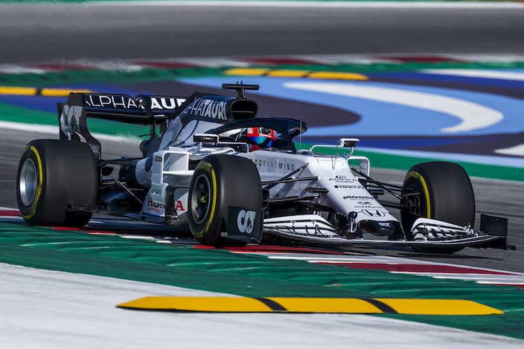 Seinen neuen F1-Renner AT01 durfte Pierre Gasly bereits in Misano ausprobieren