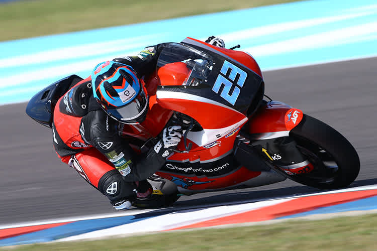 Marcel Schrötter auf der Kalex des AGR-Teams