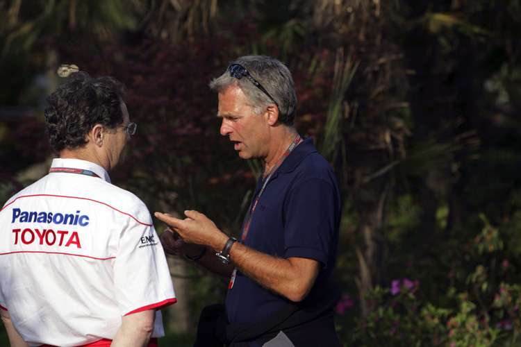 Christian Danner im Gespräch mit Frank Dernie von Toyota