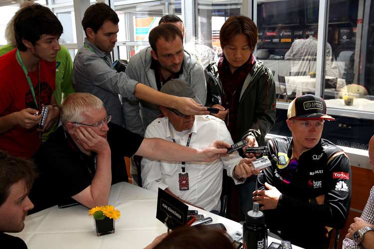 Kimi Räikkönen gibt Auskunft